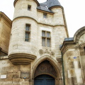 Turreted medieval gateway of the original Hôtel de Clisson at 58 rue des Archives